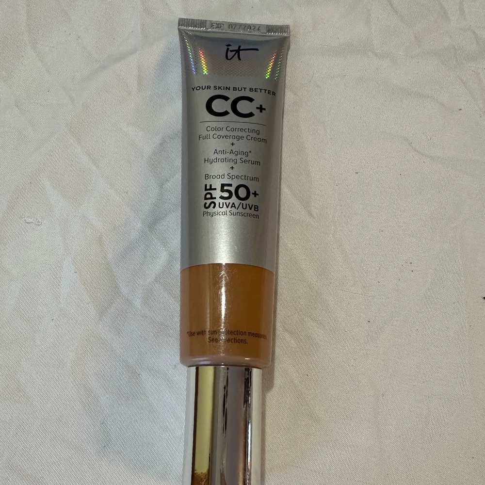 NEW IT Cosmetics CC+ Cream Color Correcting Full Coverage Cream 75ml Rich Honey